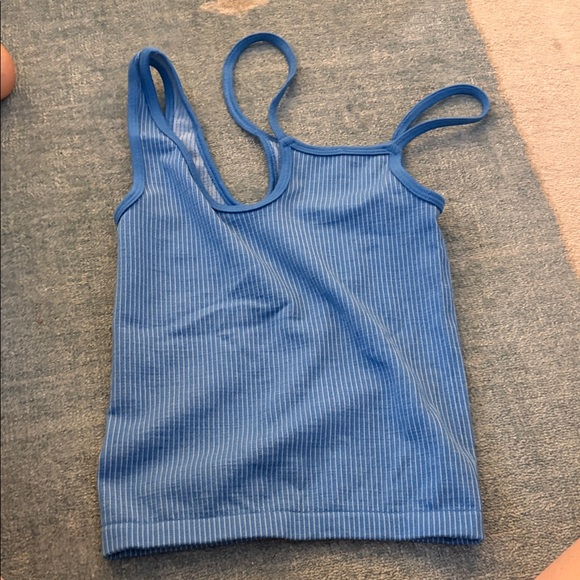 Nagnata Blue Ribbed tank - Picture 3 of 3